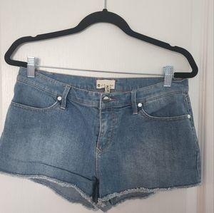 Roxy Frayed Hem Denim Shorts-Size 11